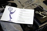 Table menu for the 61st Annual Emmys